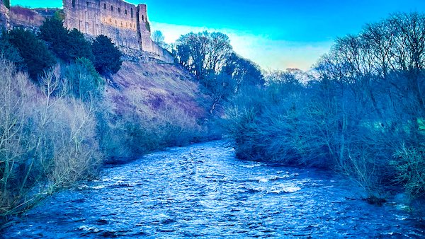 Richmond Castle from the Falls